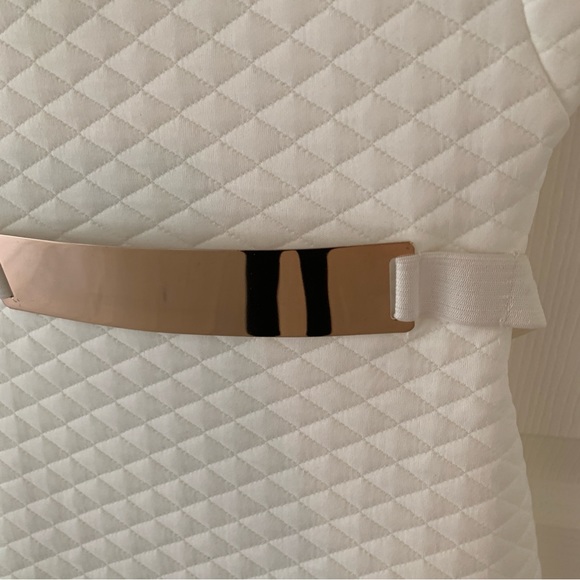 White Body Con Dress - Picture 8 of 9